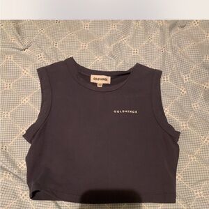 GOLDHINGE cropped tank
